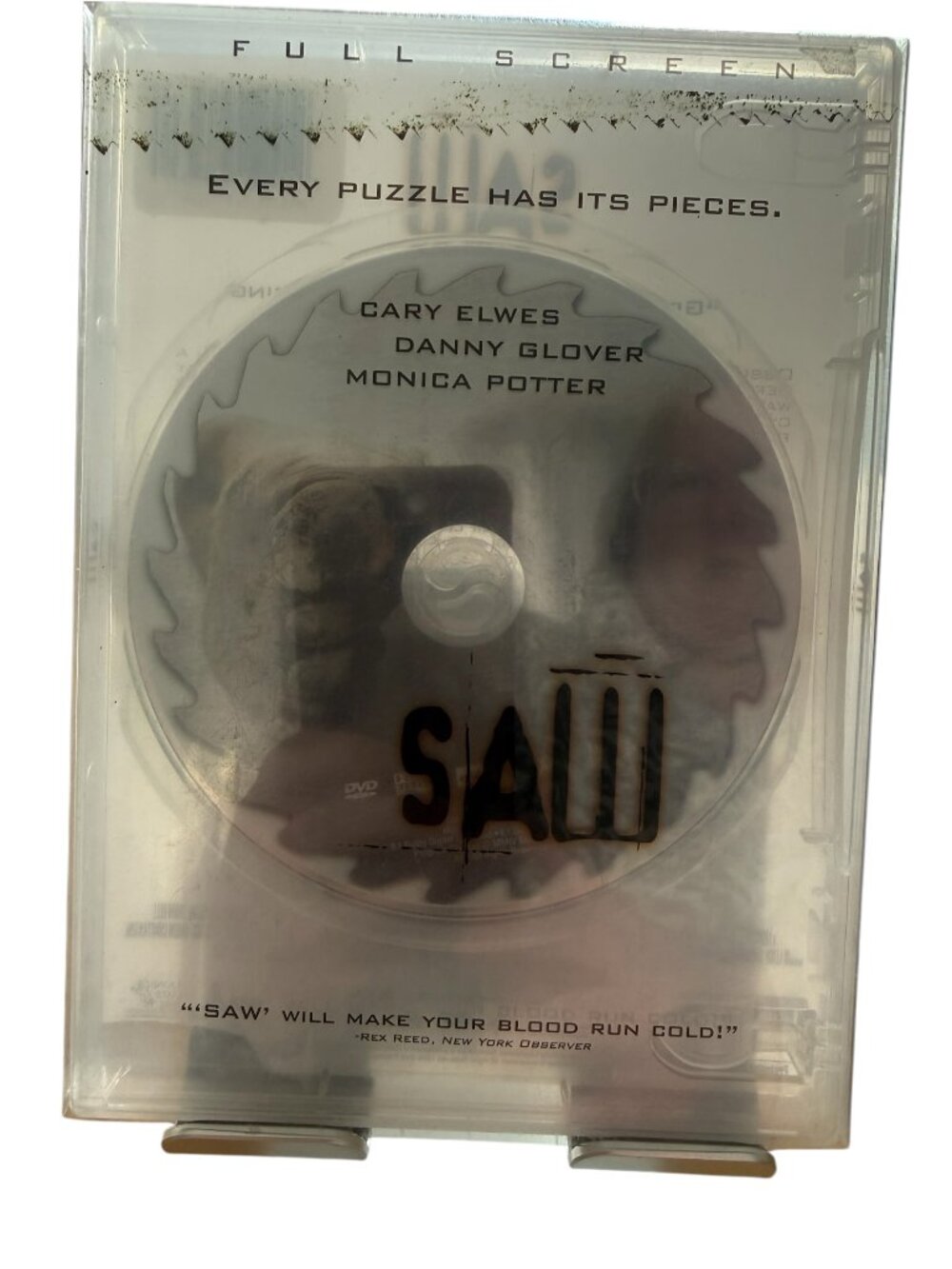 4/$20🧡 Saw 2004 Full Screen DVD Clear Case Saw Blade Disc